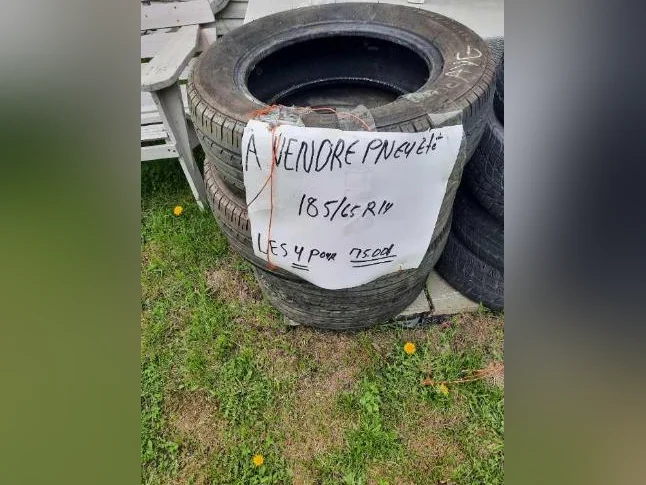 A vendre 4 pneu d'été 14 pouce
