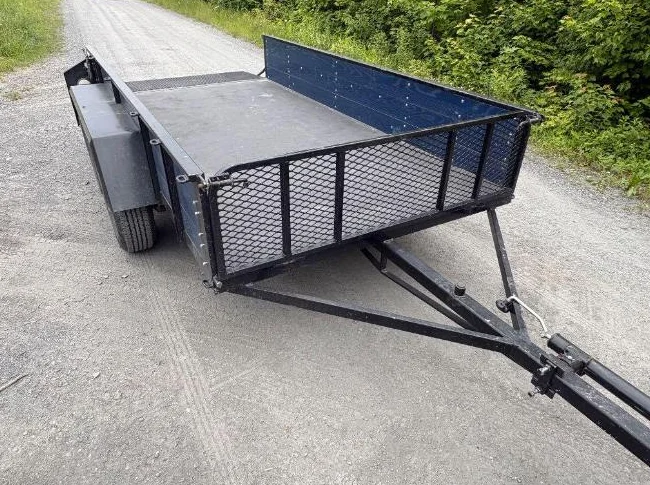 Remorque tandem 62 pouces de large X 10pi4 pouces, 2 essieux de 3500lbs galvanisé thumbnail 3