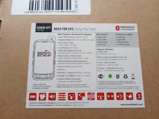 Téléphone portable Sonim robuste thumbnail 6