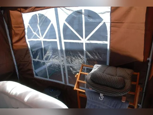 Spa portatif pompe et chauffe eau intérieur extérieur avec abri portatif thumbnail 6
