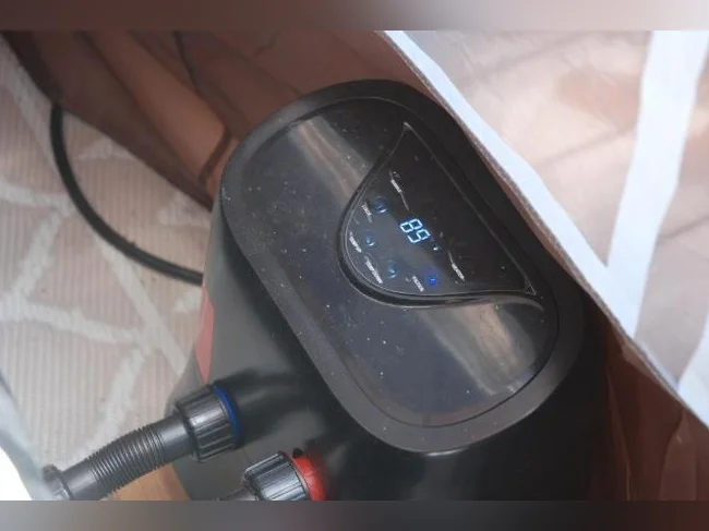 Spa portatif pompe et chauffe eau intérieur extérieur avec abri portatif thumbnail 7