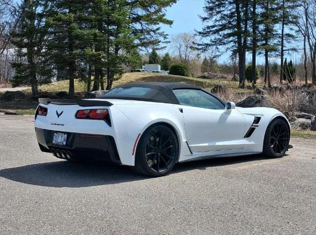 Corvette grand sport convertible 2019 2lt manuel thumbnail 3