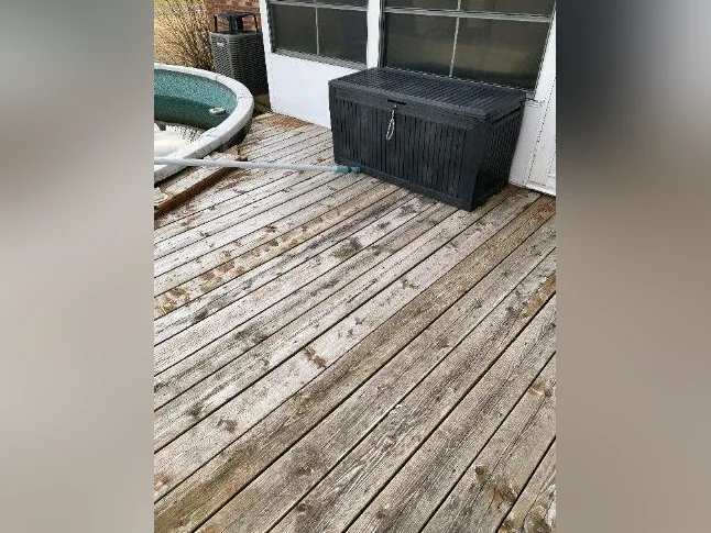 Sablage de planchers de patio a prix fixe avec photos (438)308-9132