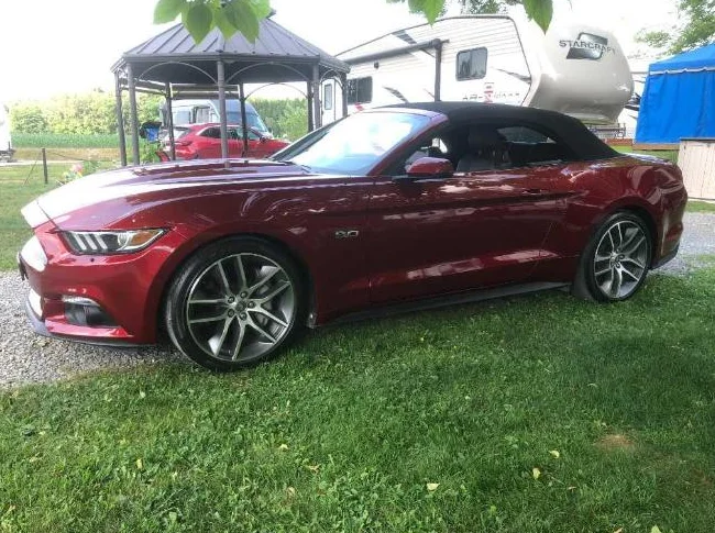 2015 Ford Mustang GT Premium Cabriolet V8 5.0 Litres 422 HP 57225Km thumbnail 3