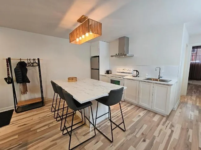 Magnifique 3 1/2 rénové, meublé + cour clôturée @ 1 325 $/mois thumbnail 2