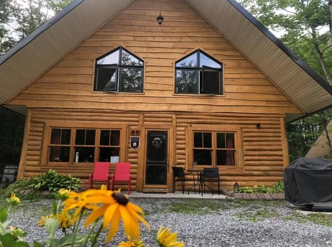 Chalet en bois rond
