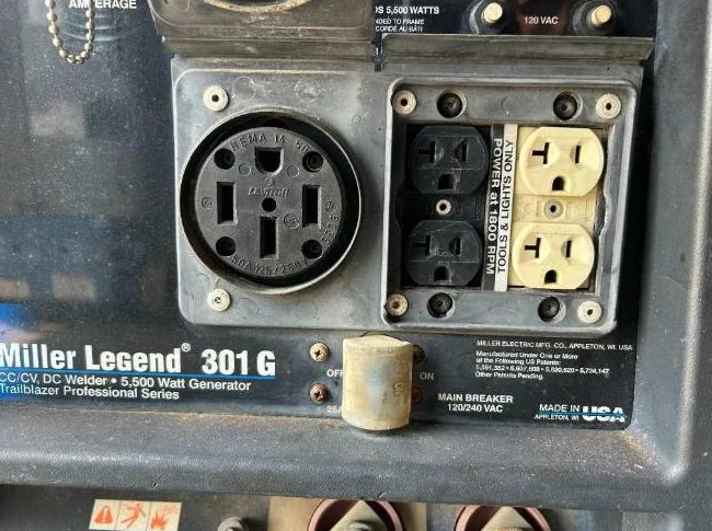 Soudeuse Génératrice MILLER LEGEND 301G Welder 5500W Generator thumbnail 8