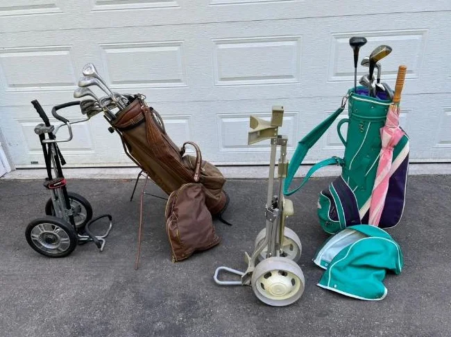 Set de golf avec sac et charriot(2)