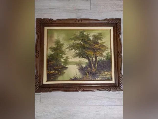 Peinture huile sur toile - W. H. Harlock (circa 1900-1910)