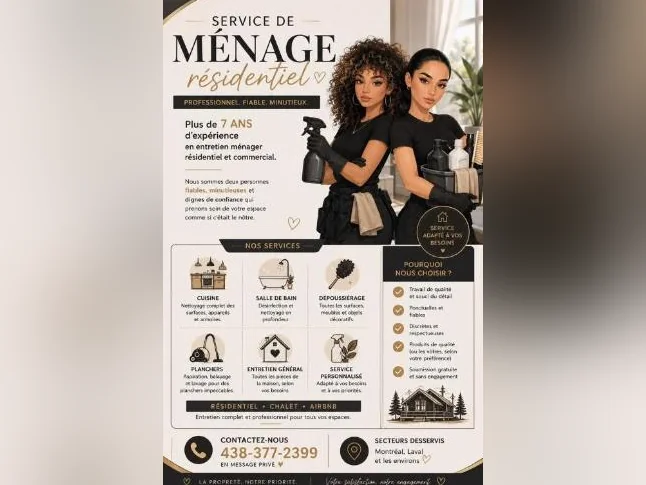 Ménage résidentiel