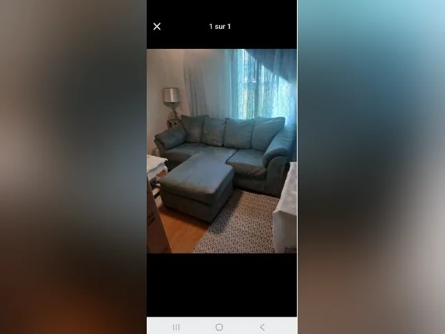 Sofa meridienne