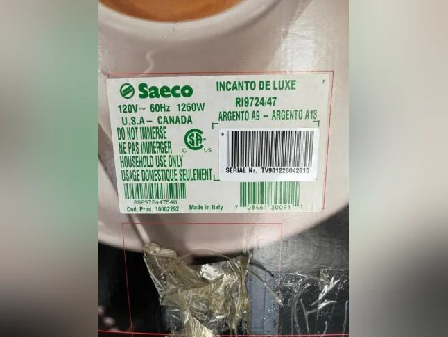Cafetière Saeco Incanto de luxe thumbnail 5
