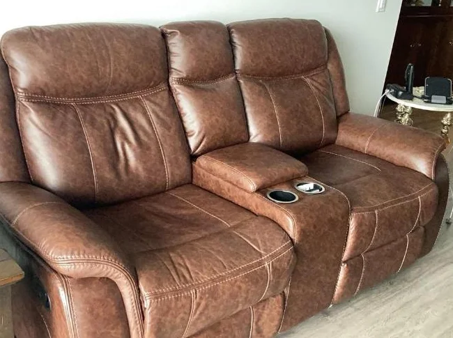 Causeuse avec console