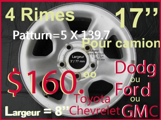 Rime de voiture