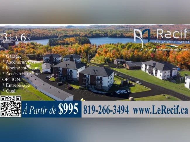 Condos locatifs à partir de $995/mois