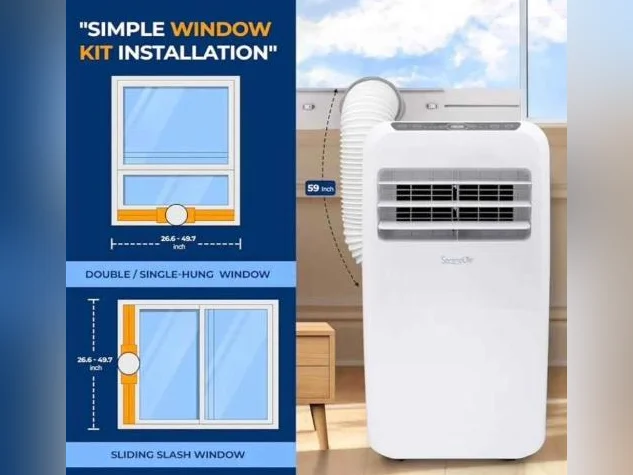 📣 Climatiseur portable SereneLife 12000 BTU neuf ❄️ thumbnail 3