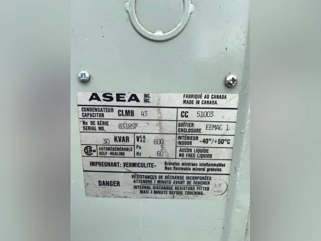 Condensateur 30 KVAR 600Volts thumbnail 3