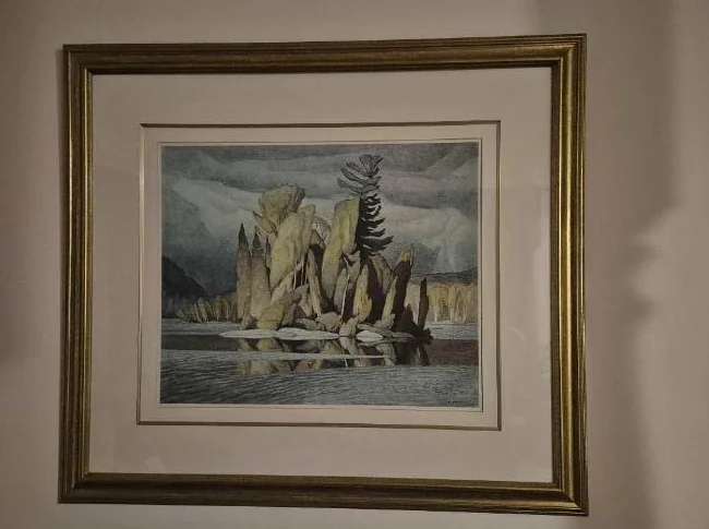 A.J. Casson Print in frame